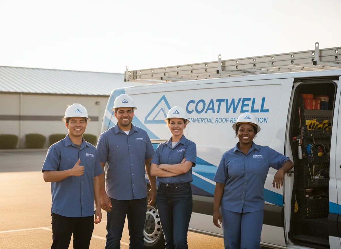 Commercial roof coating company in Marshall, CA
